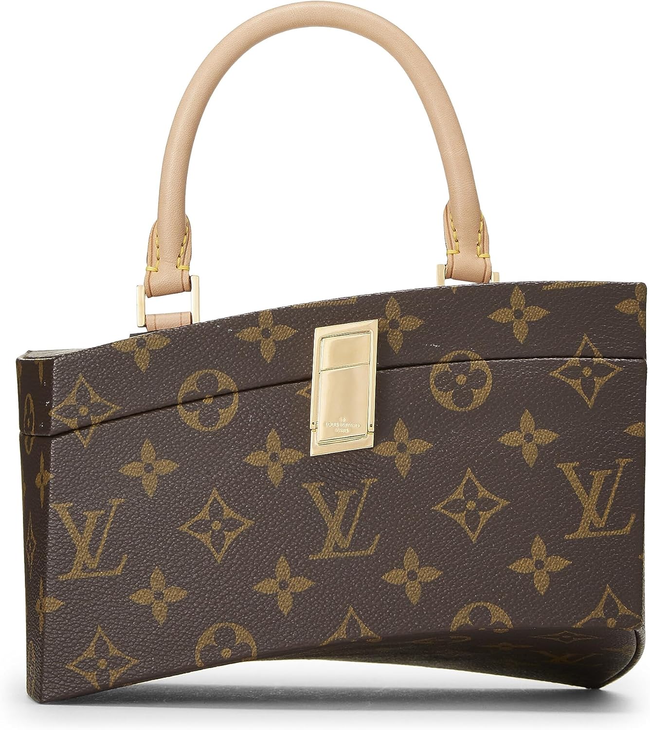 Pre-Loved Frank Gehry x Louis Vuitton Monogram Canvas Twisted Box, Brown