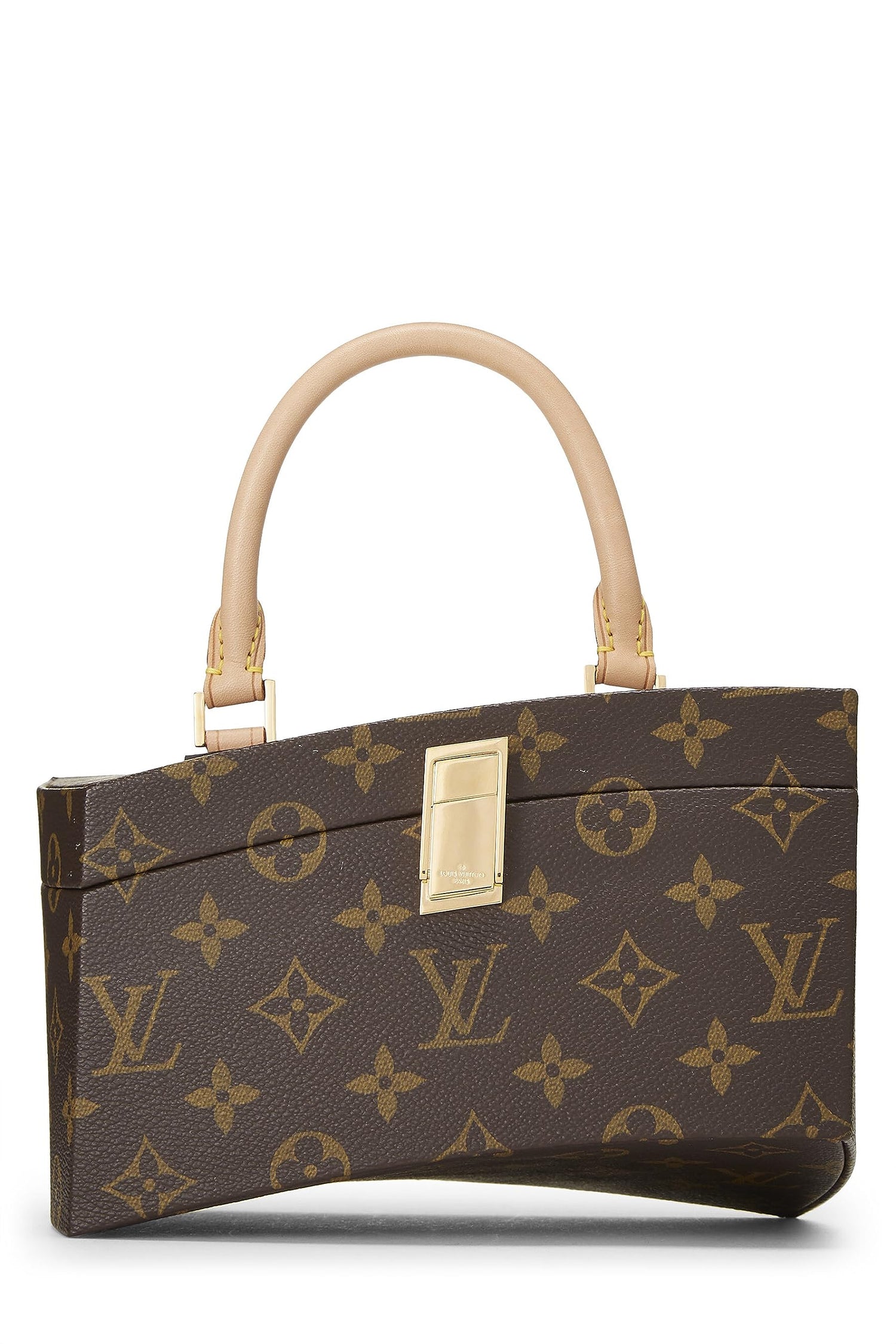 Pre-Loved Frank Gehry x Louis Vuitton Monogram Canvas Twisted Box, Brown