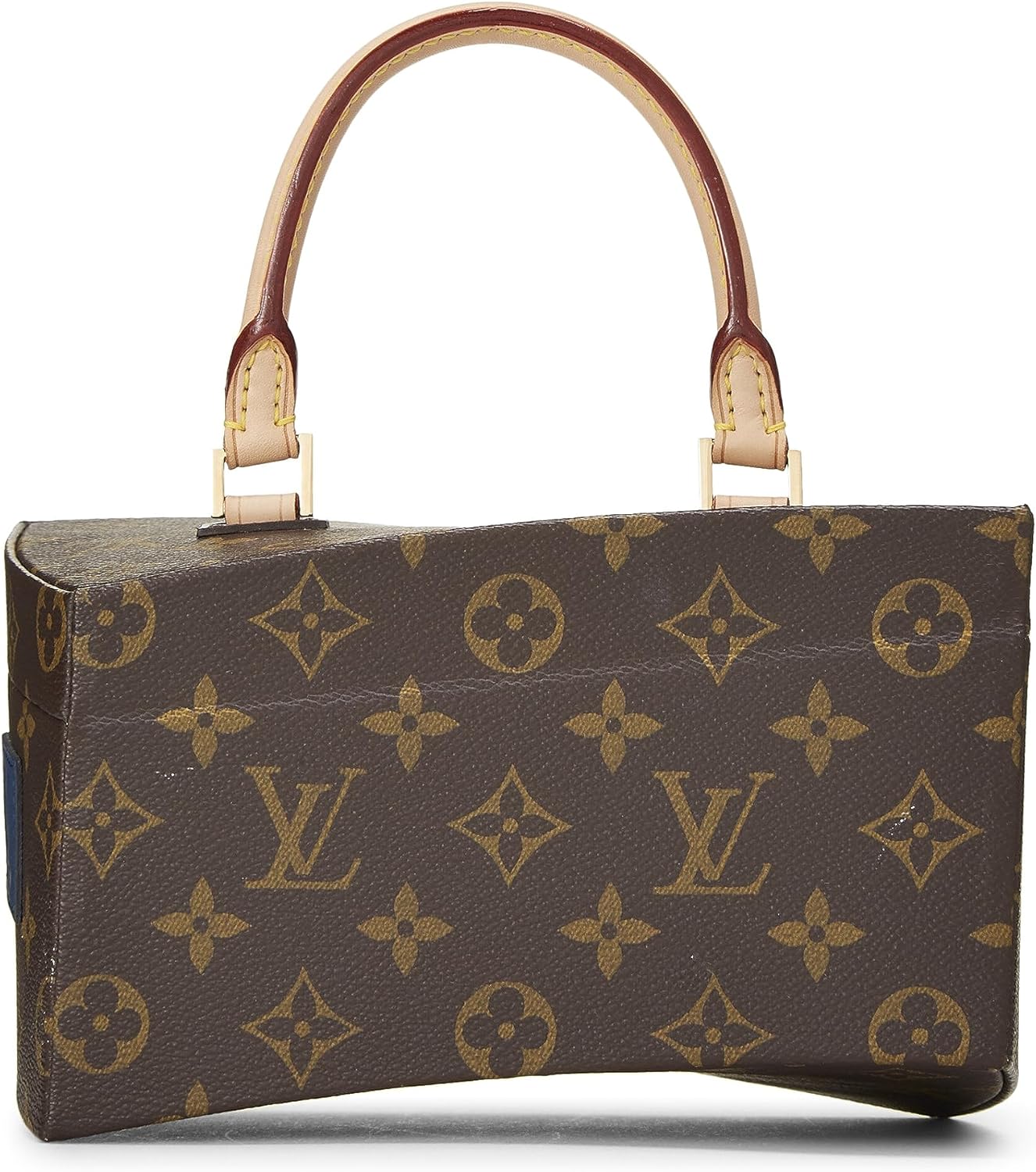 Pre-Loved Frank Gehry x Louis Vuitton Monogram Canvas Twisted Box, Brown