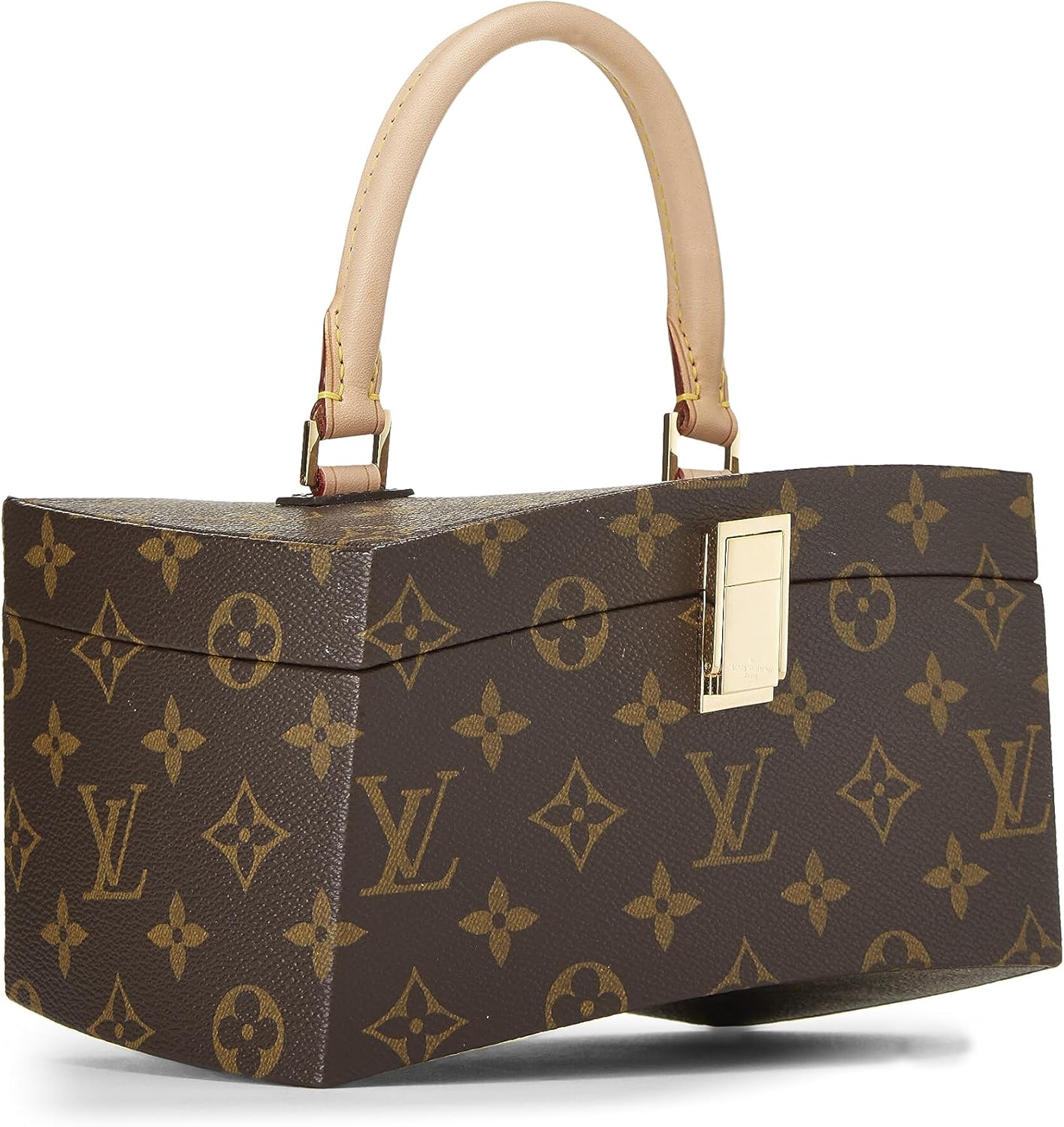 Pre-Loved Frank Gehry x Louis Vuitton Monogram Canvas Twisted Box, Brown